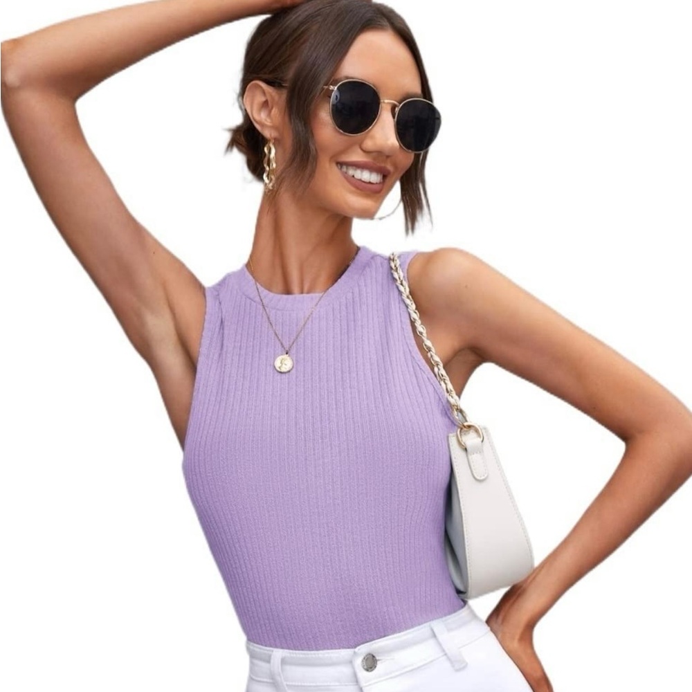 Colori Puple Tank Top